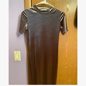 Zara Velveteen midi dress